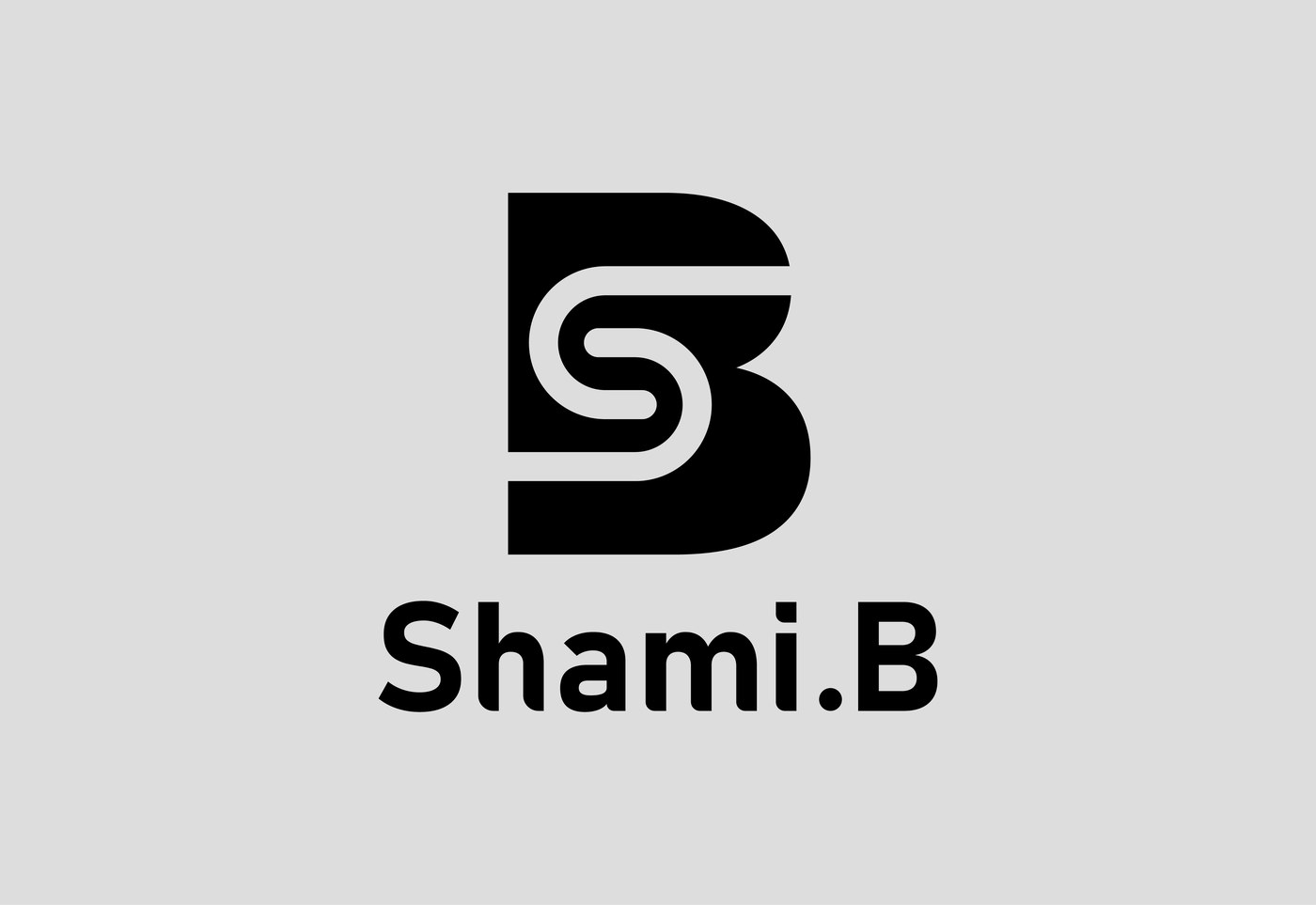 Shami.B logo lockup